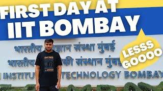My First Day at IIT Bombay | Mess | Sports | Treat | Exam