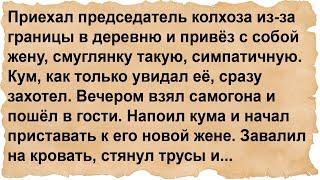 Кум напоил кума и начал приставать к его новой жене... Анекдоты для сумасшедшего настроения!