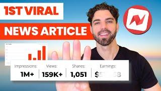 How to Make Money Writing News Articles (My 1st Viral Newsbreak Article)