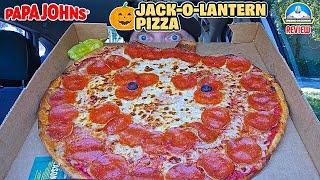 Papa John's® Jack-O'-Lantern Pizza Review! | Great Pizza or Gimmick? | theendorsement