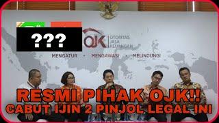 MAMPUS!! 2 RAKSASS PINJOL LEGAL INI DI CABUT IJINNYA OLEH OJK - GALBAY PINJOL LEGAL 2024