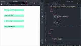 Create a minimal List Viewer in HTML CSS : Part 2