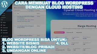 Cara Membuat Blog WordPress dengan Cloud Hosting | Buat Website Tanpa Coding!