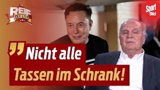 Uli Hoeneß mit Seitenhieb gegen BVB und Attacke gegen Elon Musk