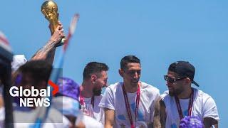 World Cup victory parade: Hero's welcome for Messi, Argentina national team in Buenos Aires