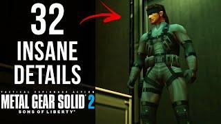 32 INSANE Details in MGS2