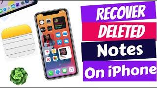 How to Recover Deleted Notes on iPhone iOS 13 [Accidentally Deleted 2020]