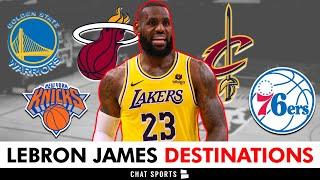 LeBron James Destinations: Top 5 NBA Teams That Could Land LeBron James In 2024 NBA Free Agency