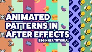 Animated patterns in After Effects with this trick!