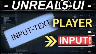 Unreal-5: Player-Input TEXT-BOXES (60 SECONDS!!)