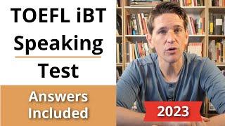 TOEFL iBT Speaking Practice Test