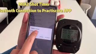 Bluetooth Shot Timer Connected to PractiScore APP from Special Pie