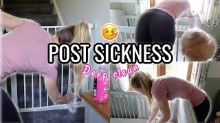 WHOLE HOUSE DEEP CLEAN WITH ME! After Sick Cleaning 
