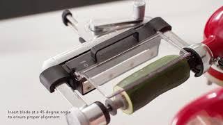 How to: Use the Vegetable Sheet Cutter Attachment | KitchenAid