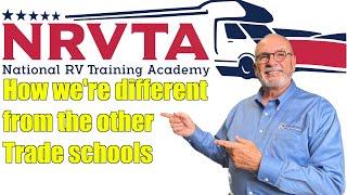 How is the NRVTA different from the other trade schools?
