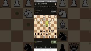 15 move checkmate#King's pawn game#damiano's bishop mate #chessted