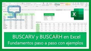 Función BUSCARV y BUSCARH en Excel [ Paso a Paso con ejemplos]