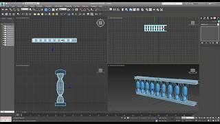 (2) 3ds max modeling basic (balusters)  / Создание балясин / стойки в 3d max (АЛД)