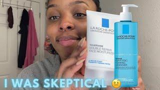 La Roche-Posay | Review + Tutorial | Cleanser and Moisturizer