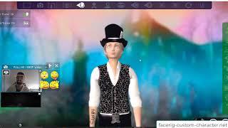 3D Facerig custom avatar Wizard model