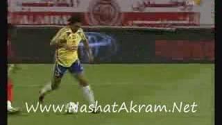 Nashat Akram's first game with Al-Garrafa (Assist to Younis)