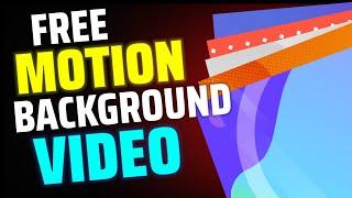 Free Motion Background Video Like @Algrow & @decodingyt