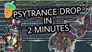 MAKE PSYTRANCE DROP IN 2 MINUTES [FL STUDIO]