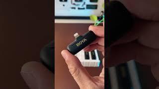 BOYA BY-WM3T2-D2 Mini 2.4GHz Wireless Microphone | MFI | Quick Unboxing