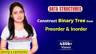 5.7 Construct Binary Tree from Preorder and Inorder Traversal | Example | Data Structures Tutorials