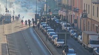 Cremonese – Brescia: derby ad alta tensione con scontri tra tifoserie prima e dopo la partita