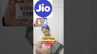 Jio Work From Home|Part Time Job|Latest job 2023|Online jobs at Home| #jobs #workfromhomejobs