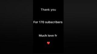 170 subscribers edit by me #funny #trending #edit #thankyou