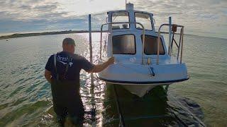 On the Fishing Boat again | Army Landrover got stuck | The Pest House & Grant on leads