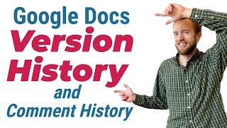 Google Docs  Version History and Comment History | how to comment on google docs