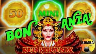 BONUS BONANZA on Jewel of the Dragon ~ Red Phoenix! #Casino #LasVegas #SlotMachine