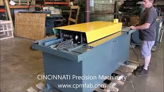 Used Engel Standing "S" Cleatformer Sheet Metal Roll Forming Machine SOLD