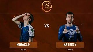 ТУРНИР 1 НА 1. MIRACLE VS ARTEEZY| DAC 2017