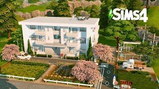 Japanese Apartments In The Countryside  | Stop Motion Build | The Sims 4 | No CC