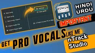 How to record High quality vocals Like me on Android | Using nTrack Studio | Hindi/Urdu