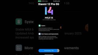 Xiaomi 12 Pro MIUI 14 Update | Android 13 Update | Xiaomi Latest Update #android13 #miui14 #shorts