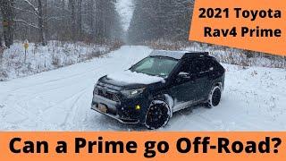 2021 Toyota Rav4 Prime Off-Roading in the Snow!