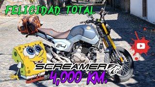 Después de 4,000 km. Podrá ser la mejor moto de Vento? Salio guerrera la Screamer 250cc de vento.