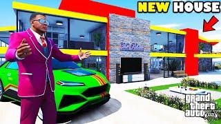 Franklin Build Futuristic Ultimate Luxury Premium Designer House in GTA 5 | SHINCHAN and CHOP