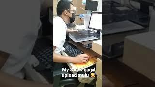 Sedang berjuang mengupload data di My SAPK BKN