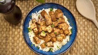 Cómo cocinar TOFU en 5 minutos! ⎮Súper fácil y DELICIOSO!