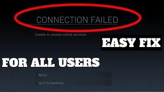 warzone can't connect to online services fix Console Or PC (2021)-*NEW*