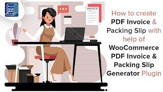 WooCommerce PDF Invoice & Packing Slip Generator By RedefiningTheWeb