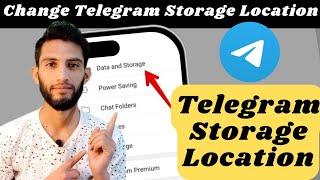 How to change telegram storage location | How to change telegram storage path 2024