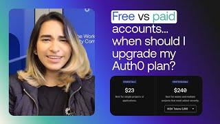 Comparing different plans from Auth0 by Okta
