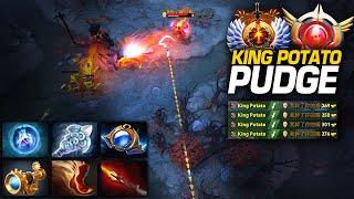 Lina Burned Out - King Potato's Pudge Crushes Mid Lane! | Pudge Official